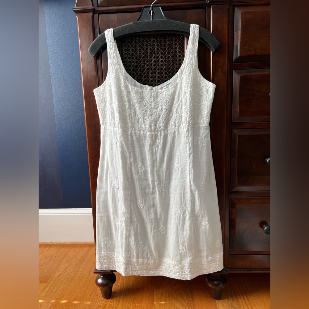 White Cotton Sundress
